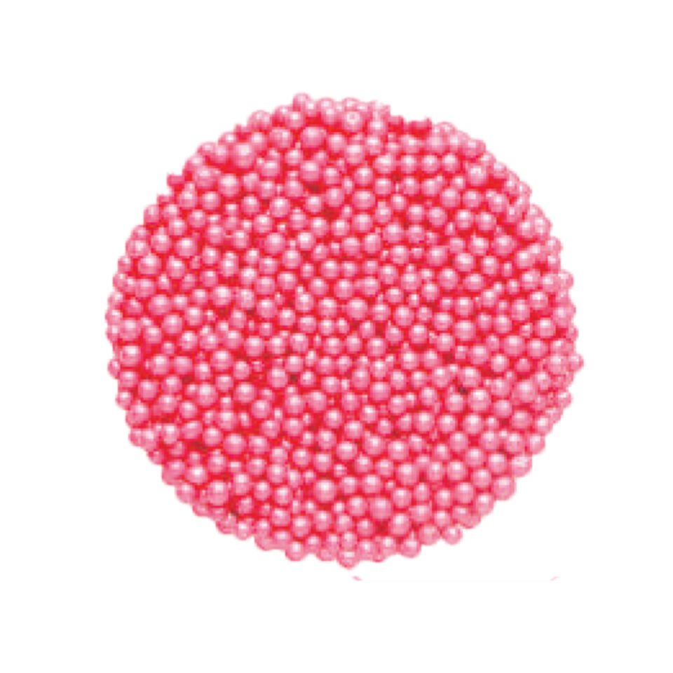 DEKORATİF ŞEKER - 2 MM Pembe - 90 Gr