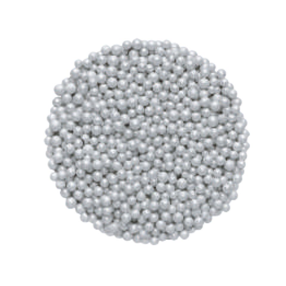 DEKORATİF ŞEKER - 2 MM Gümüş - 90 Gr