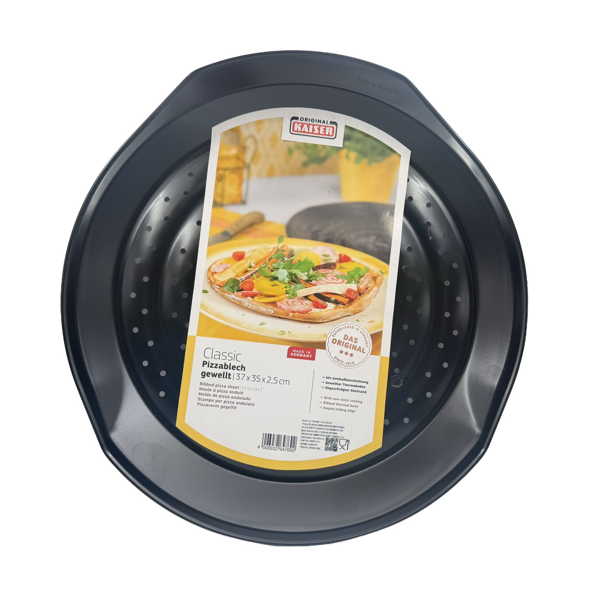 KAISER DELİKLİ PİZZA TEPSİSİ 37x35x2,5 cm