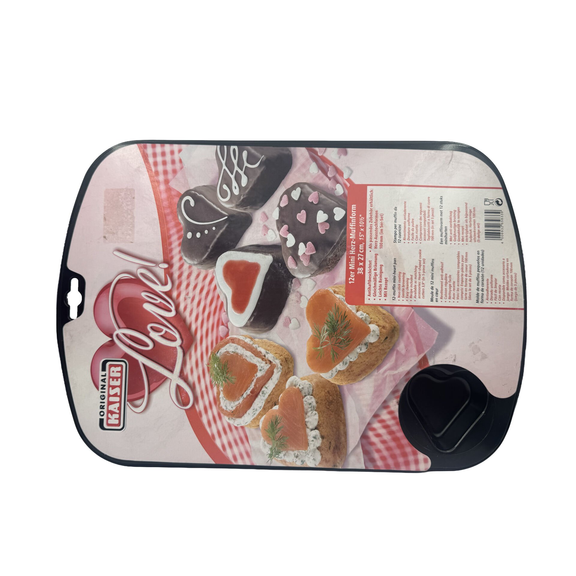 KAISER 12Lİ KALP MUFFIN KALIP