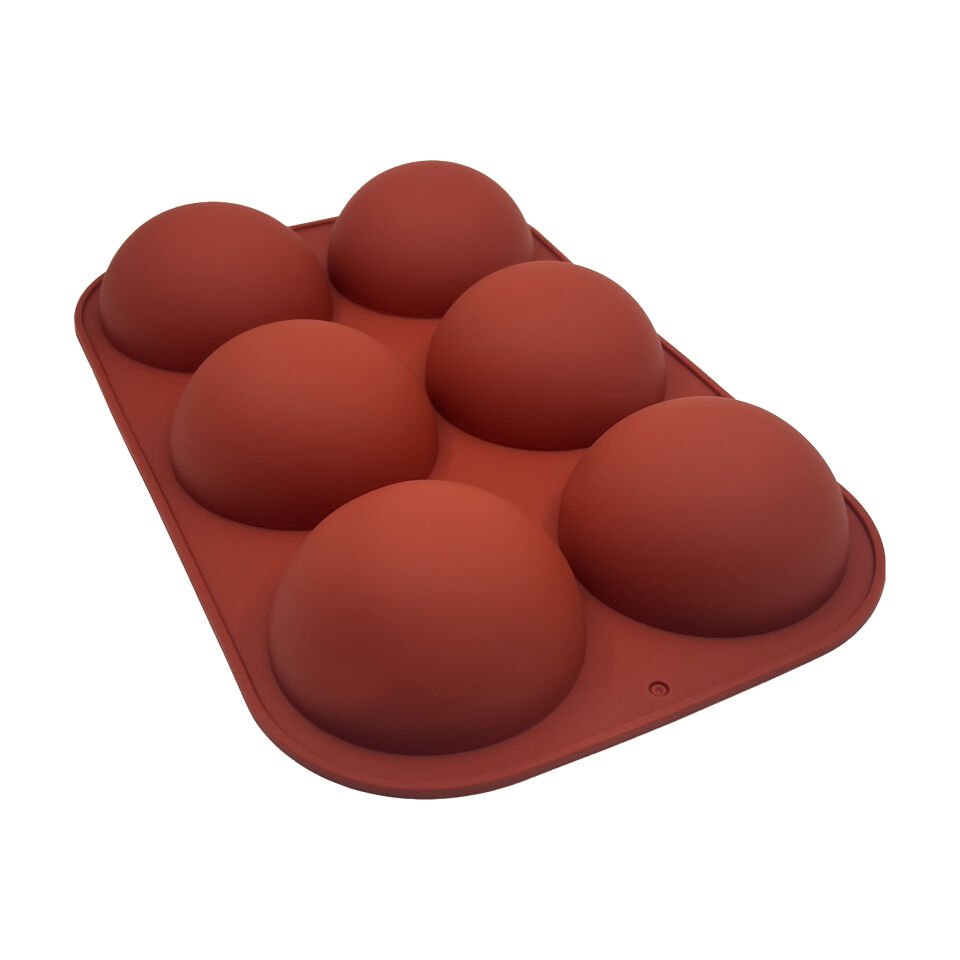 SİLİKON KALIP YARIM DAİRE 6LI