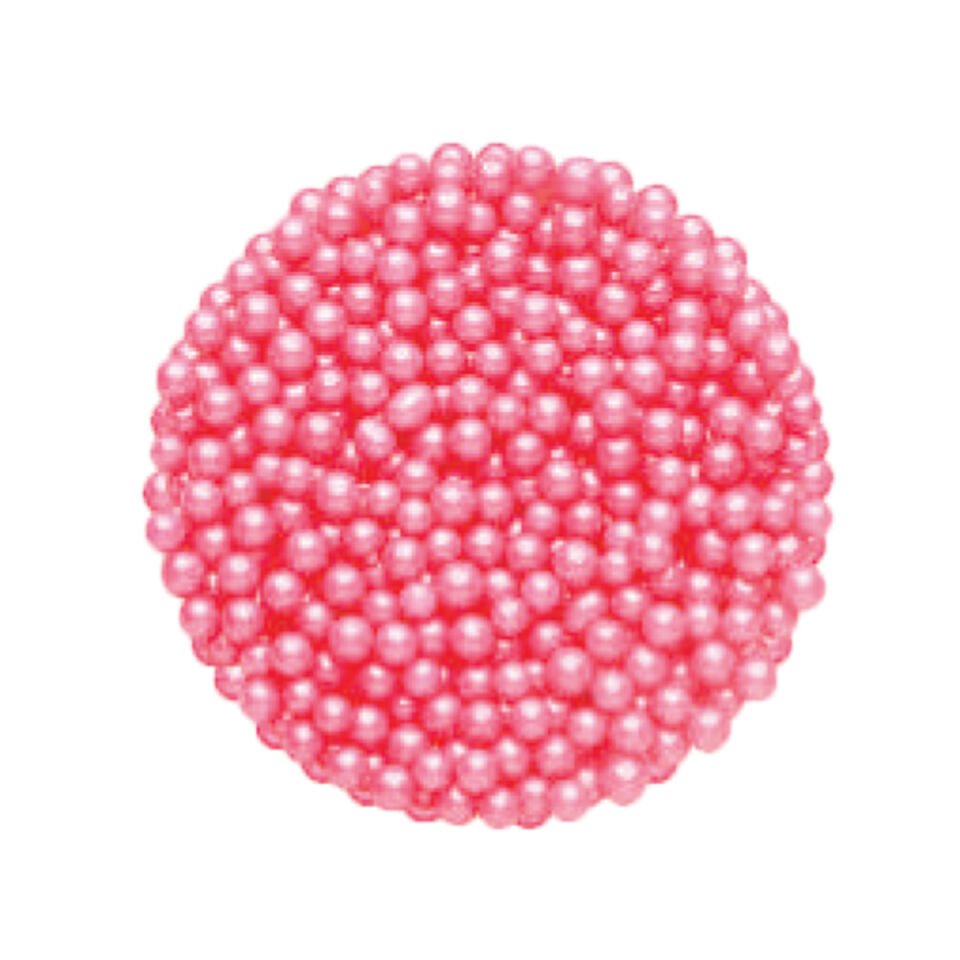 DEKORATİF ŞEKER - 4 MM Pembe - 90 Gr