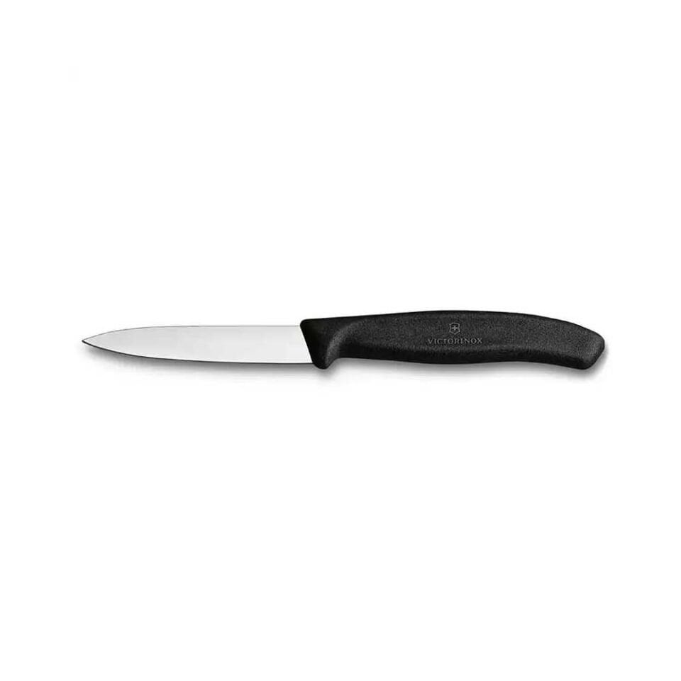 VICTORINOX 8CM SİYAH DÜZ SOYMA BIÇAĞI