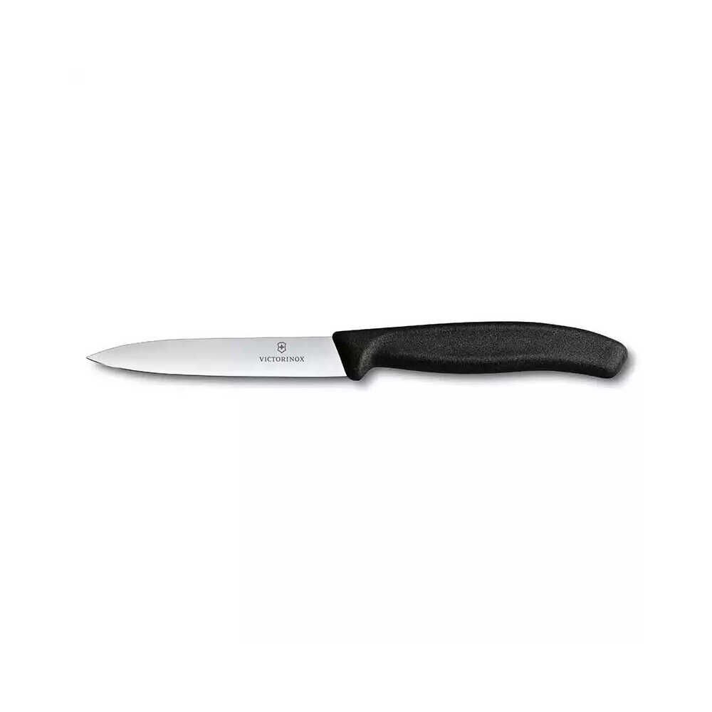 VICTORINOX 10CM SİYAH DÜZ SOYMA BIÇAĞI