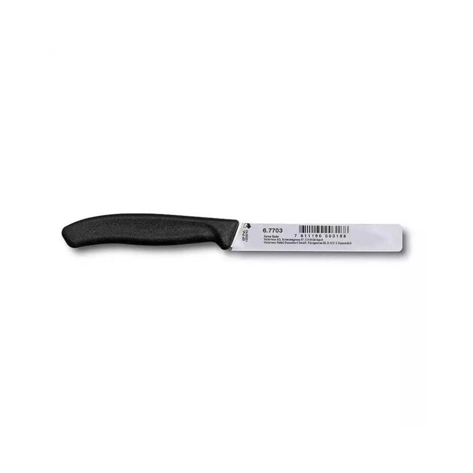 VICTORINOX 10CM SİYAH DÜZ SOYMA BIÇAĞI