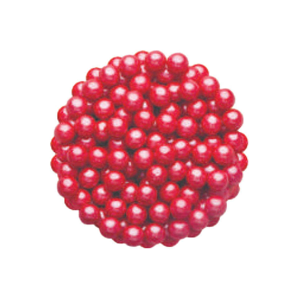 DEKORATİF ŞEKER - 8 MM Kırmızı - 45 Gr