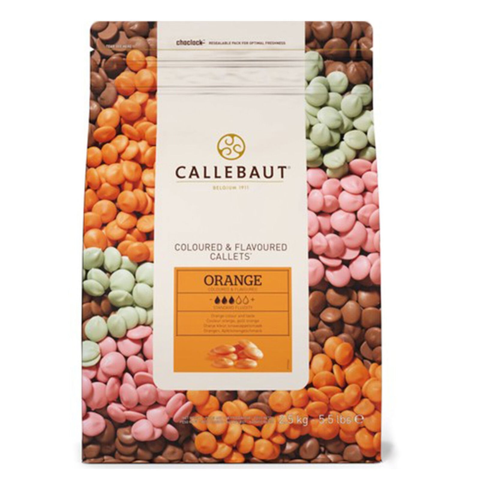 CALLEBAUT KUVERTÜR - PORTAKAL 2,5 KG