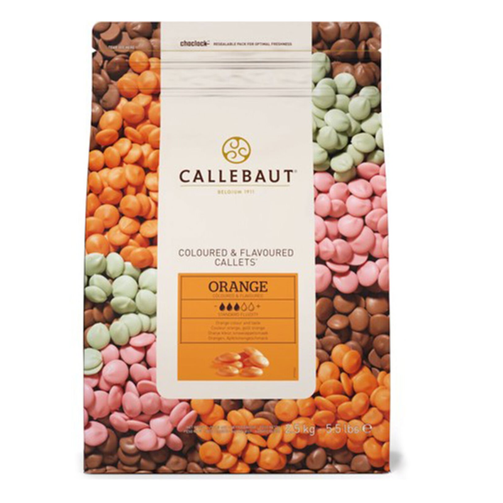 CALLEBAUT KUVERTÜR - PORTAKAL 2,5 KG