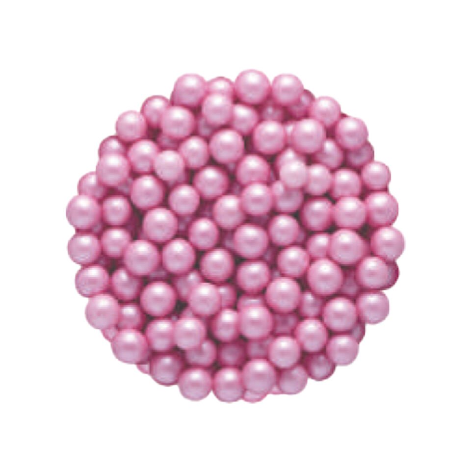 DEKORATİF ŞEKER - 8 MM Bebe Pembe - 45 Gr