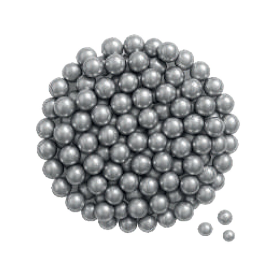 DEKORATİF ŞEKER - 10 MM Gümüş - 250 Gr