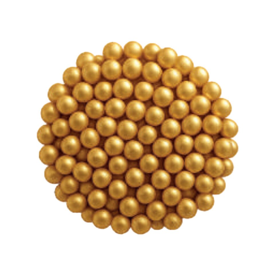 DEKORATİF ŞEKER - 10 MM Altın - 250 Gr