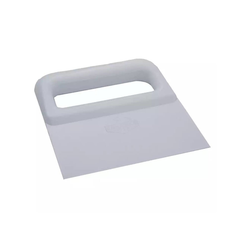 PLASTİK SAPLI HAMUR KESİCİ - 12.5x12.5cm Beyaz