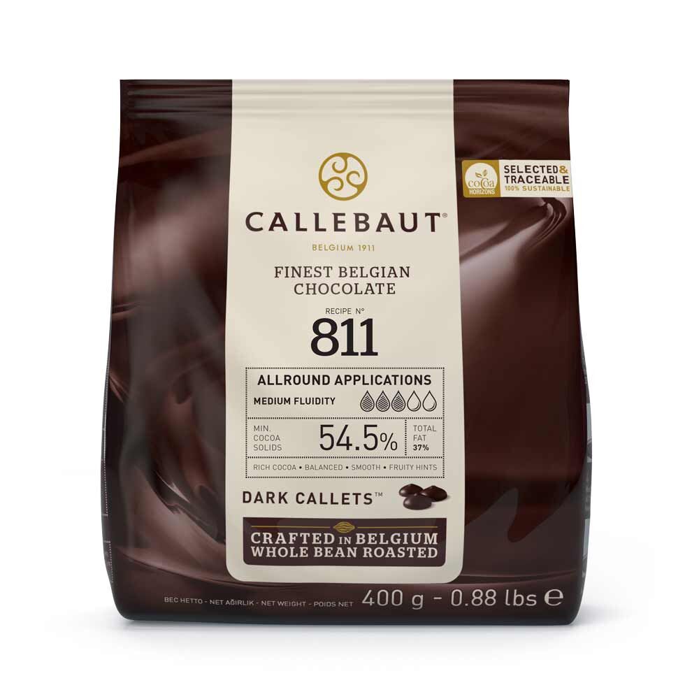 CALLEBAUT KUVERTÜR - BİTTER 811 400 Gr