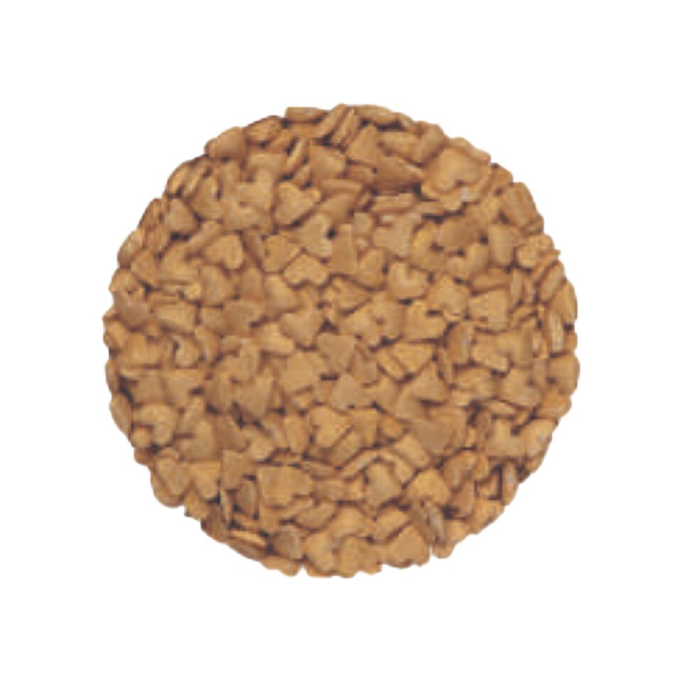 RENKLİ DRAJE - KONFETİ Altın Kalp - 40 Gr