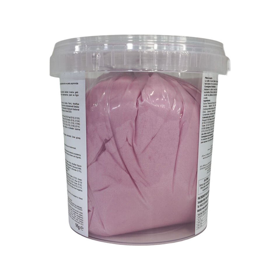 ŞEKER HAMURU 1 KG Açık Pembe