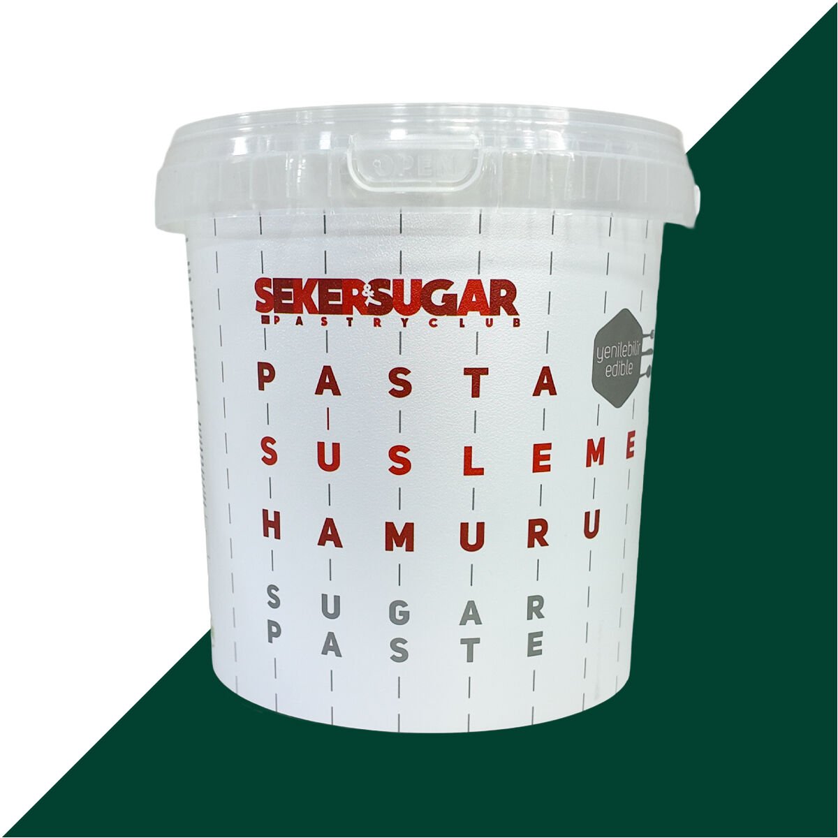 ŞEKER HAMURU - KOYU YEŞİL