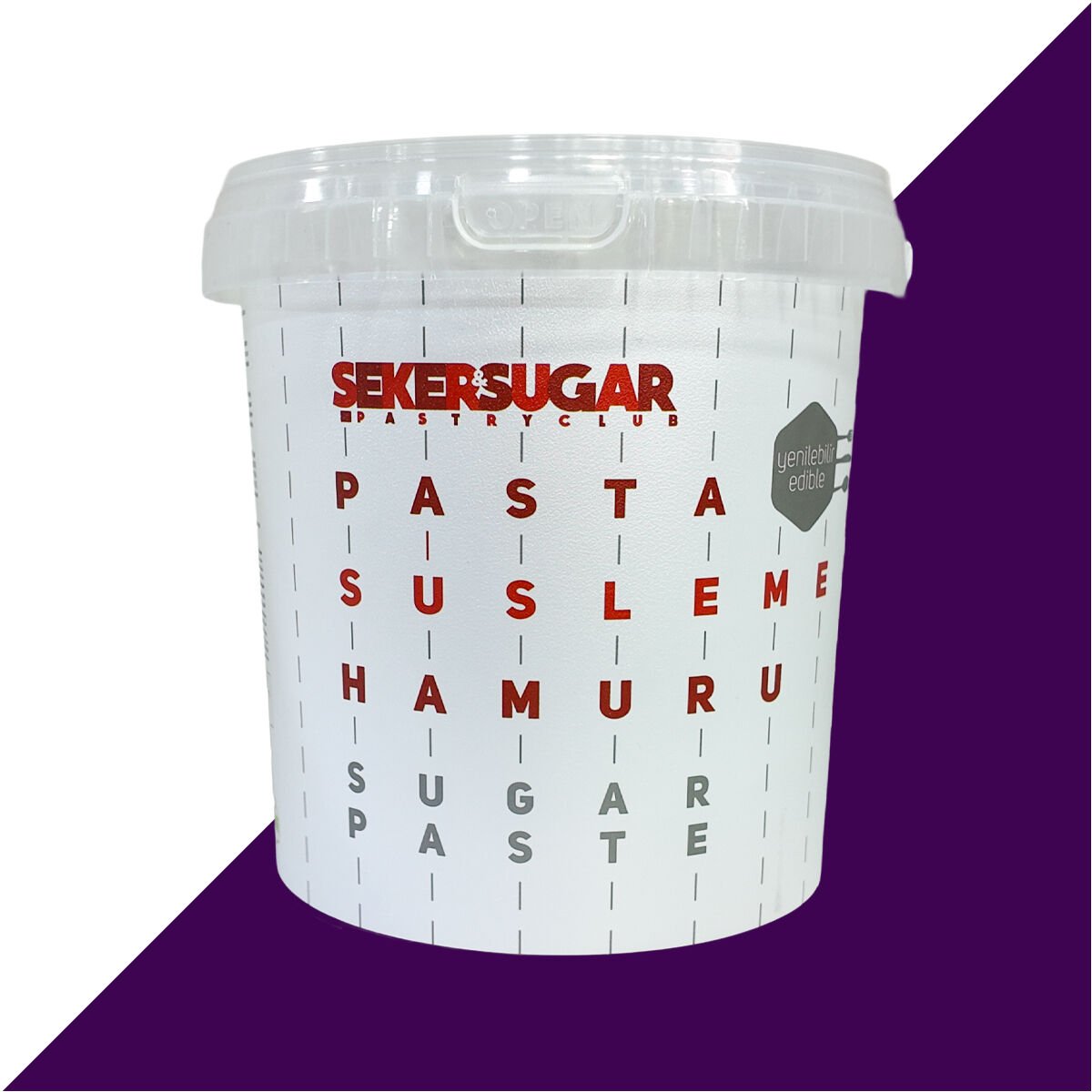ŞEKER SUGAR ŞEKER HAMURU - MOR