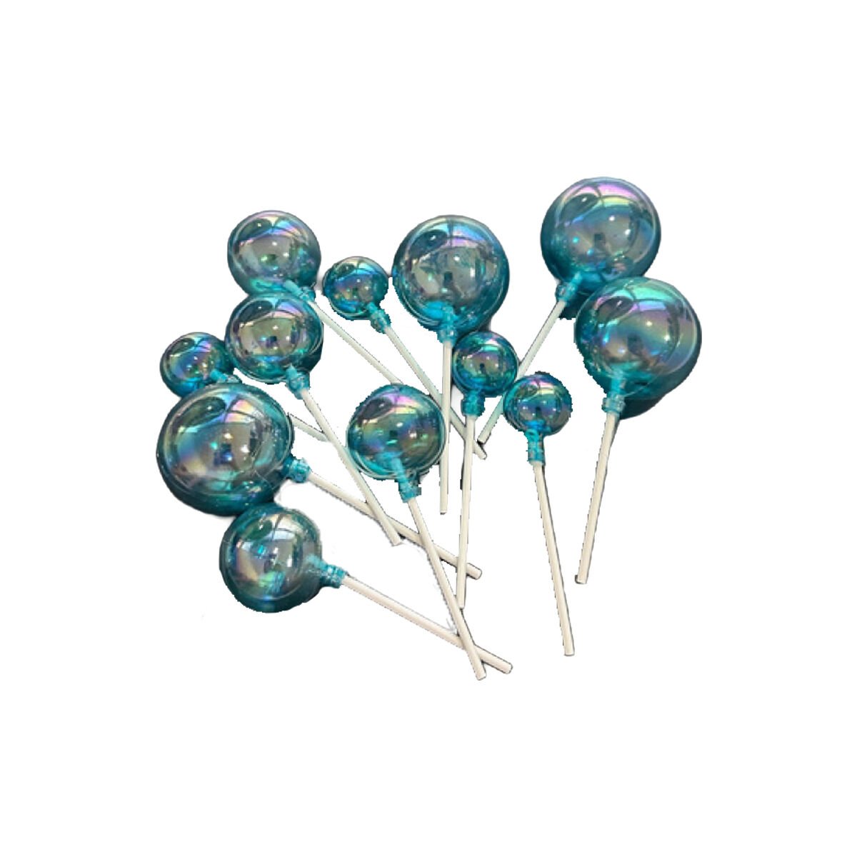 ÇUBUKLU TOP SÜS - MAVİ