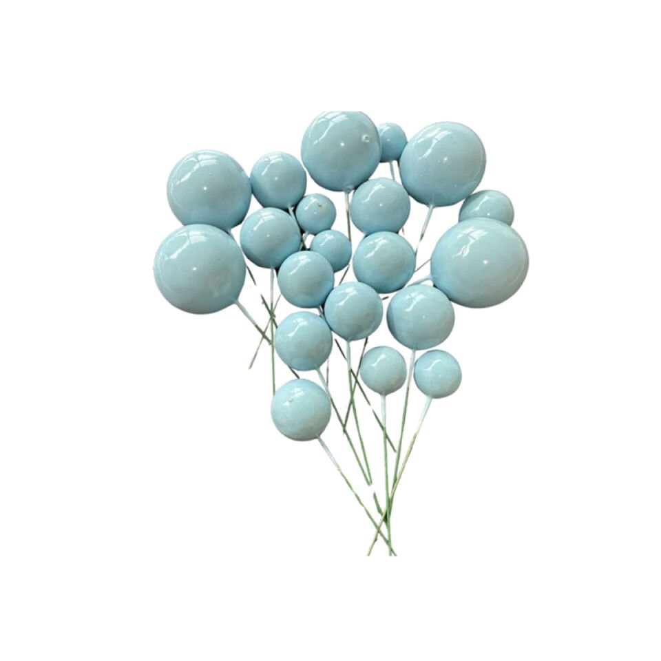 PASTA ÜSTÜ TOP SÜS - MAVİ