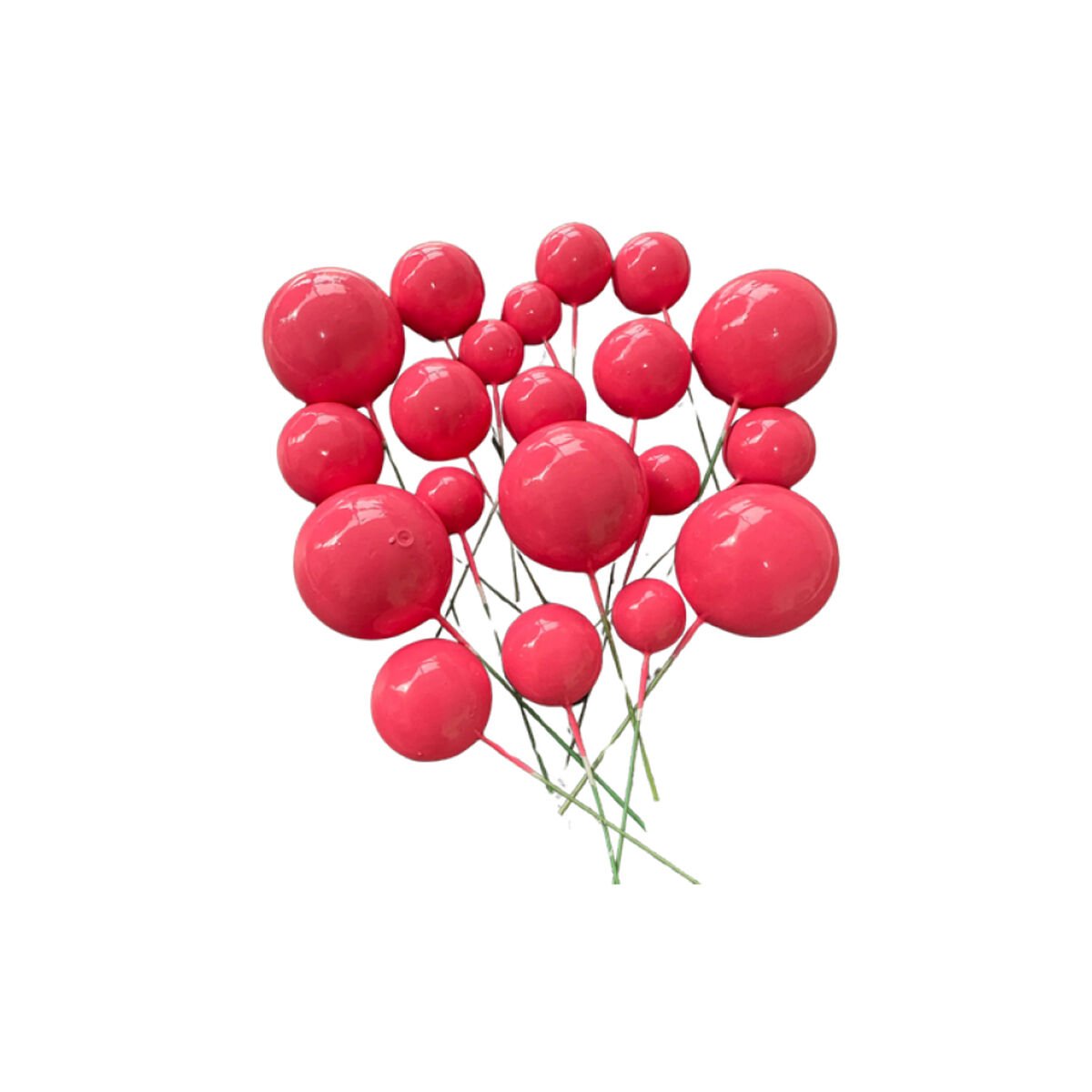 PASTA ÜSTÜ TOP SÜS - KIRMIZI