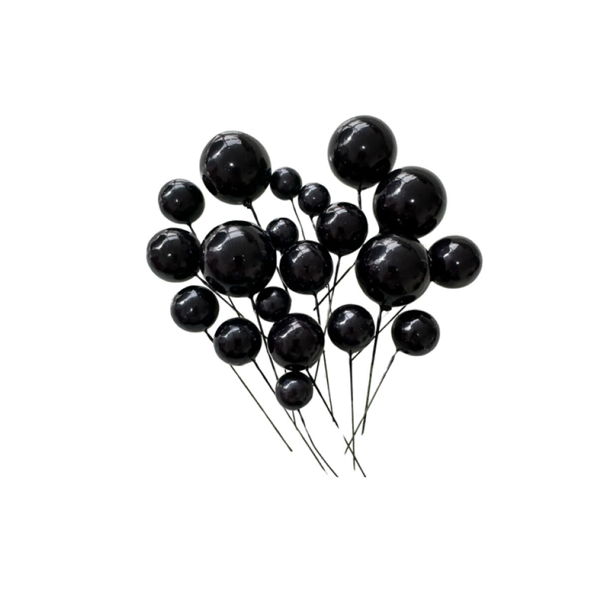 PASTA ÜSTÜ TOP SÜS - SİYAH