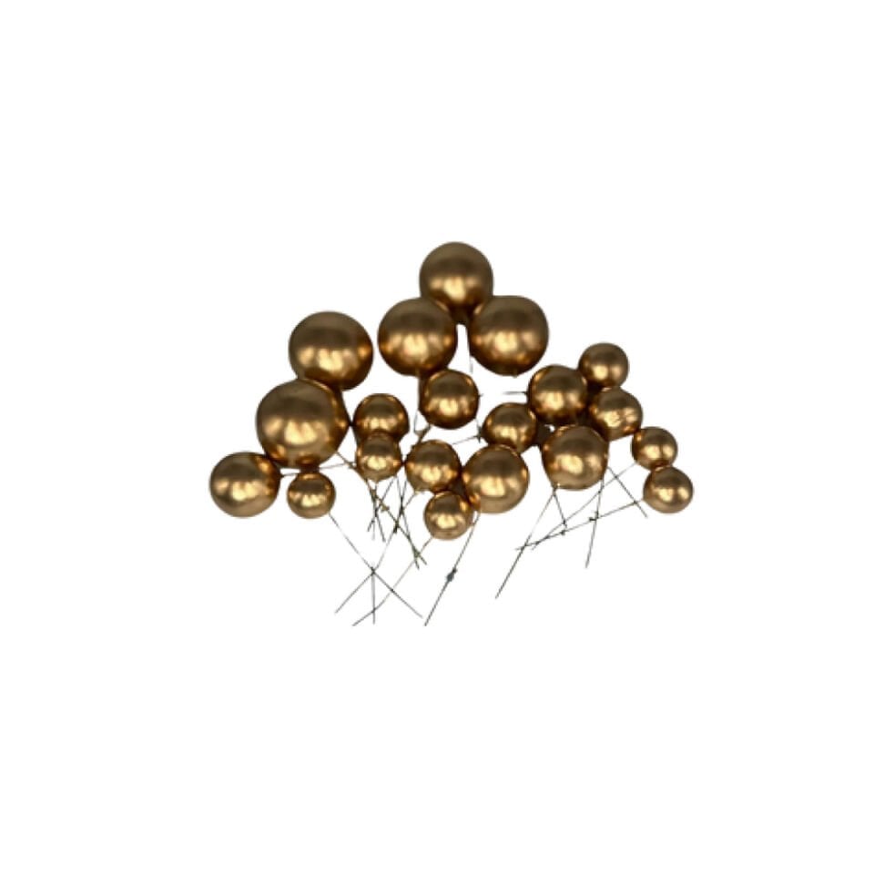 PASTA ÜSTÜ TOP SÜS - ALTIN 20Lİ