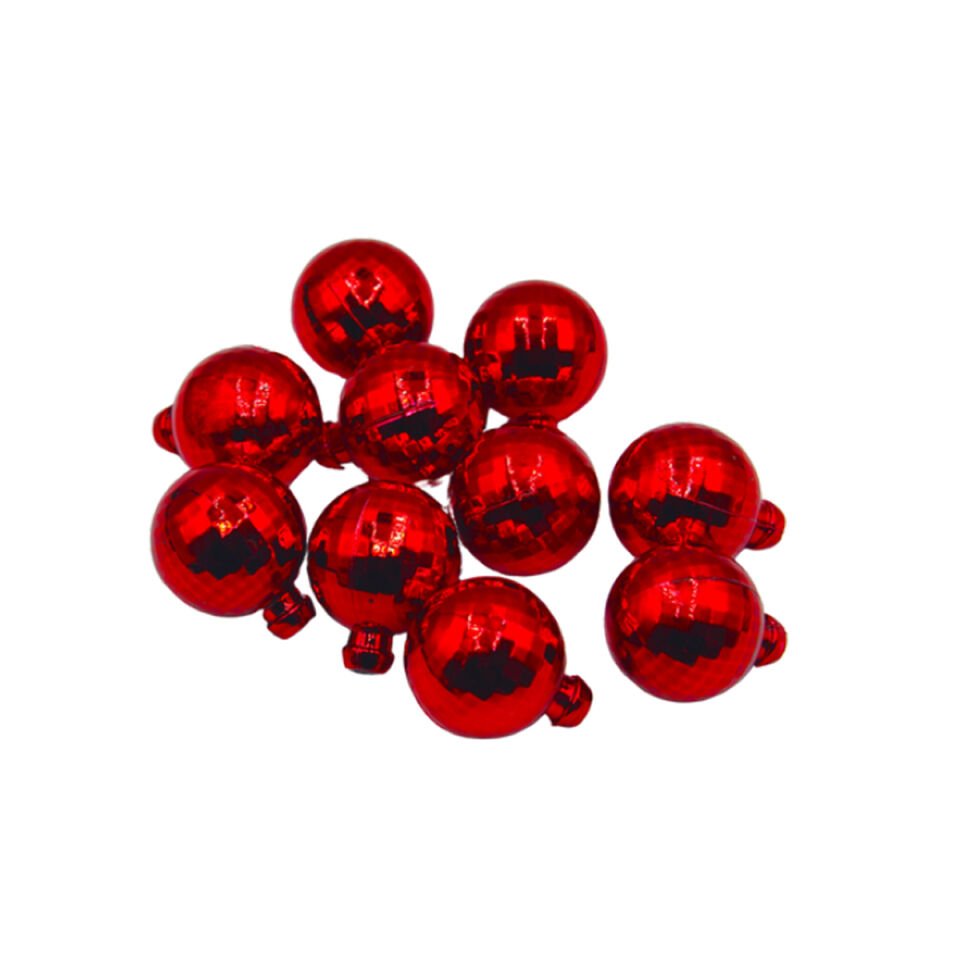 DİSKO TOP SÜSLERİ Kırmızı - 3cm