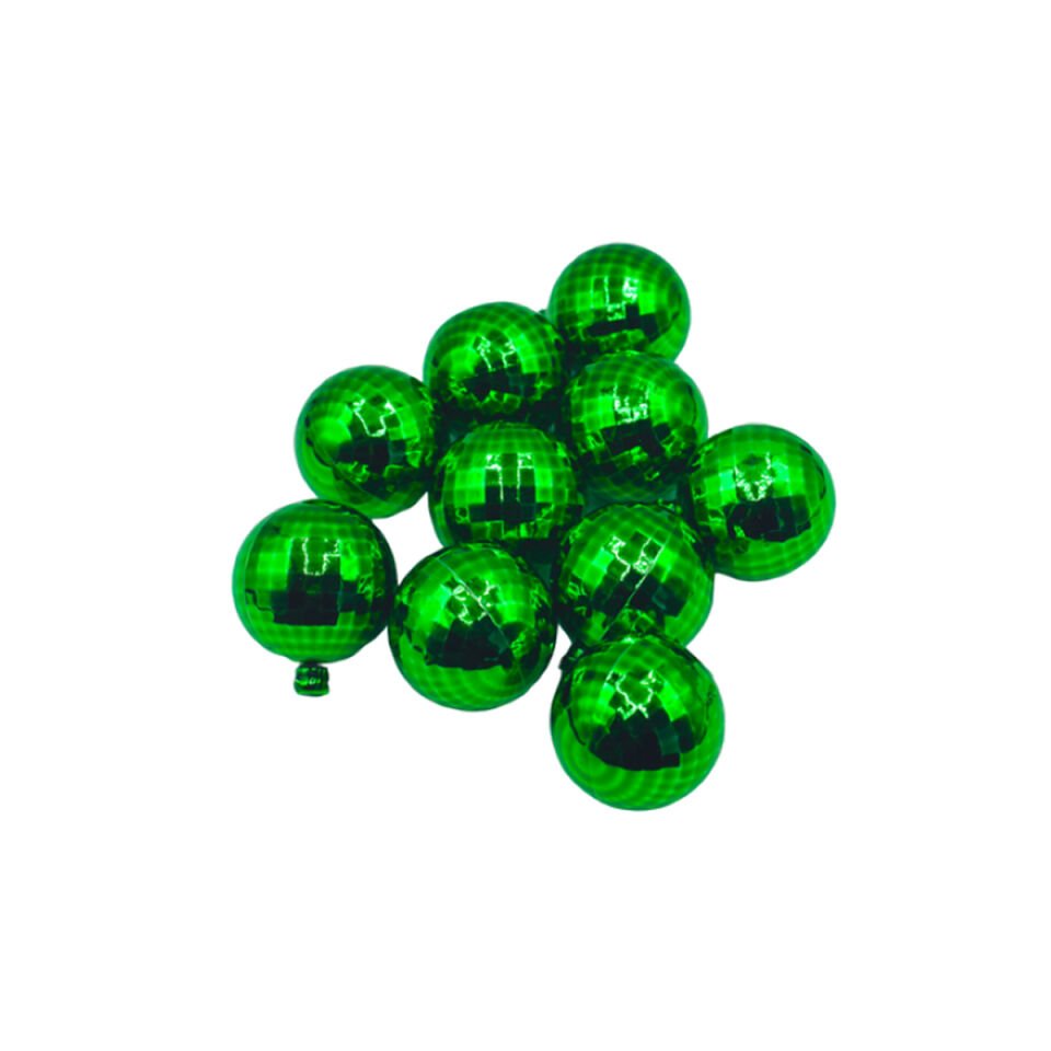 DİSKO TOP SÜSLERİ Yeşil - 4cm