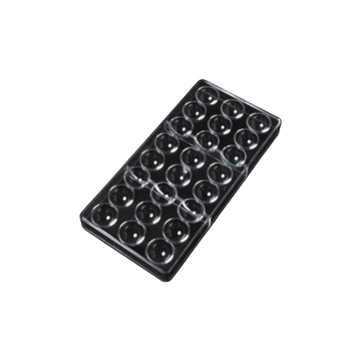 POLİKARBON ÇİKOLATA KALIBI 24'LÜ YARIMKÜRE