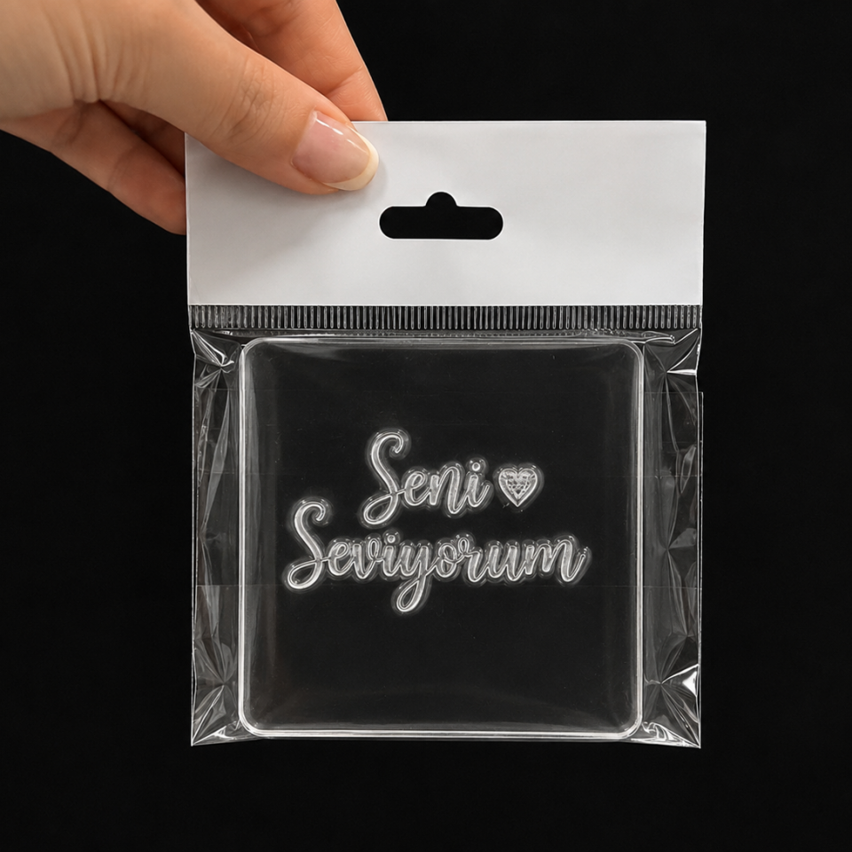 SENİ SEVİYORUM STAMP