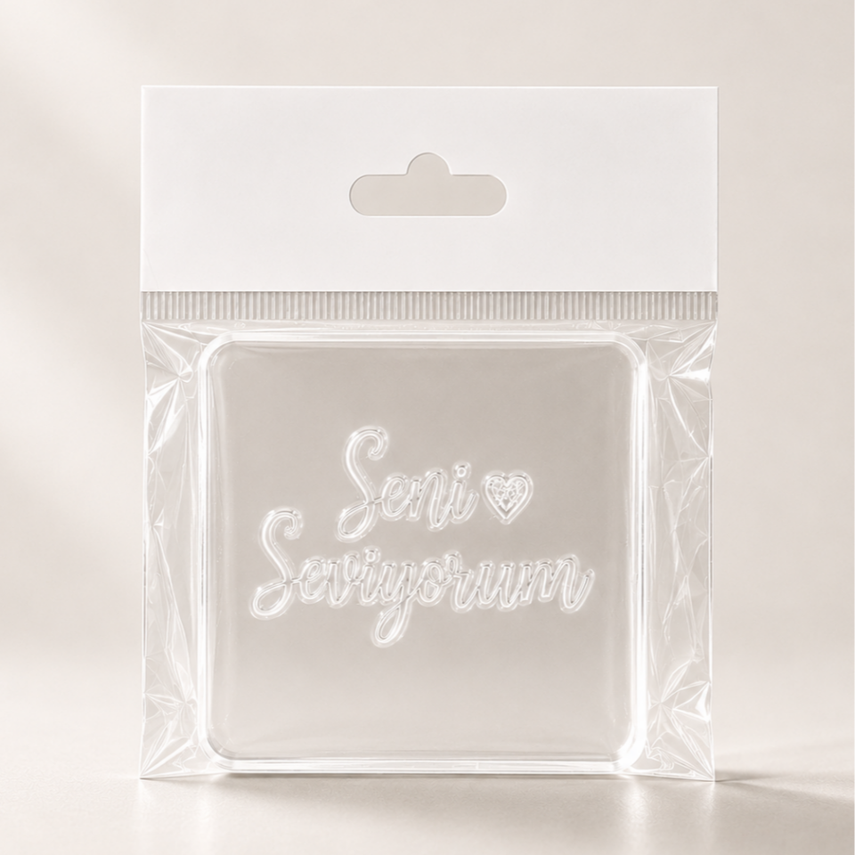 SENİ SEVİYORUM STAMP