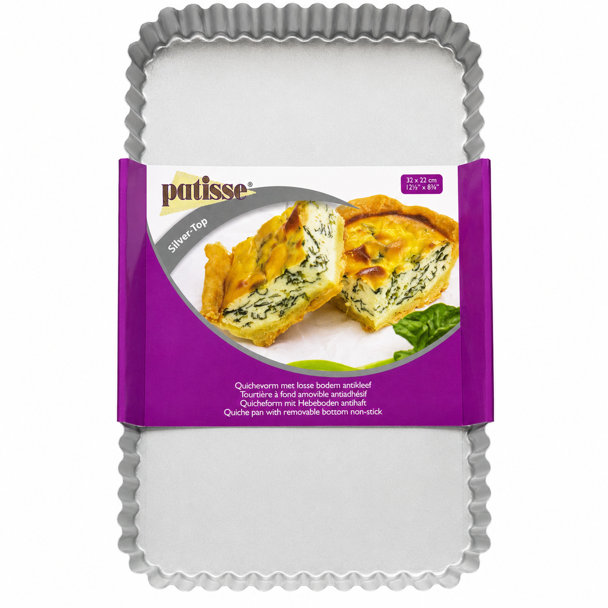 PATTISSE SILVER TOP AYRILABİLİR TABAN TART 32X22