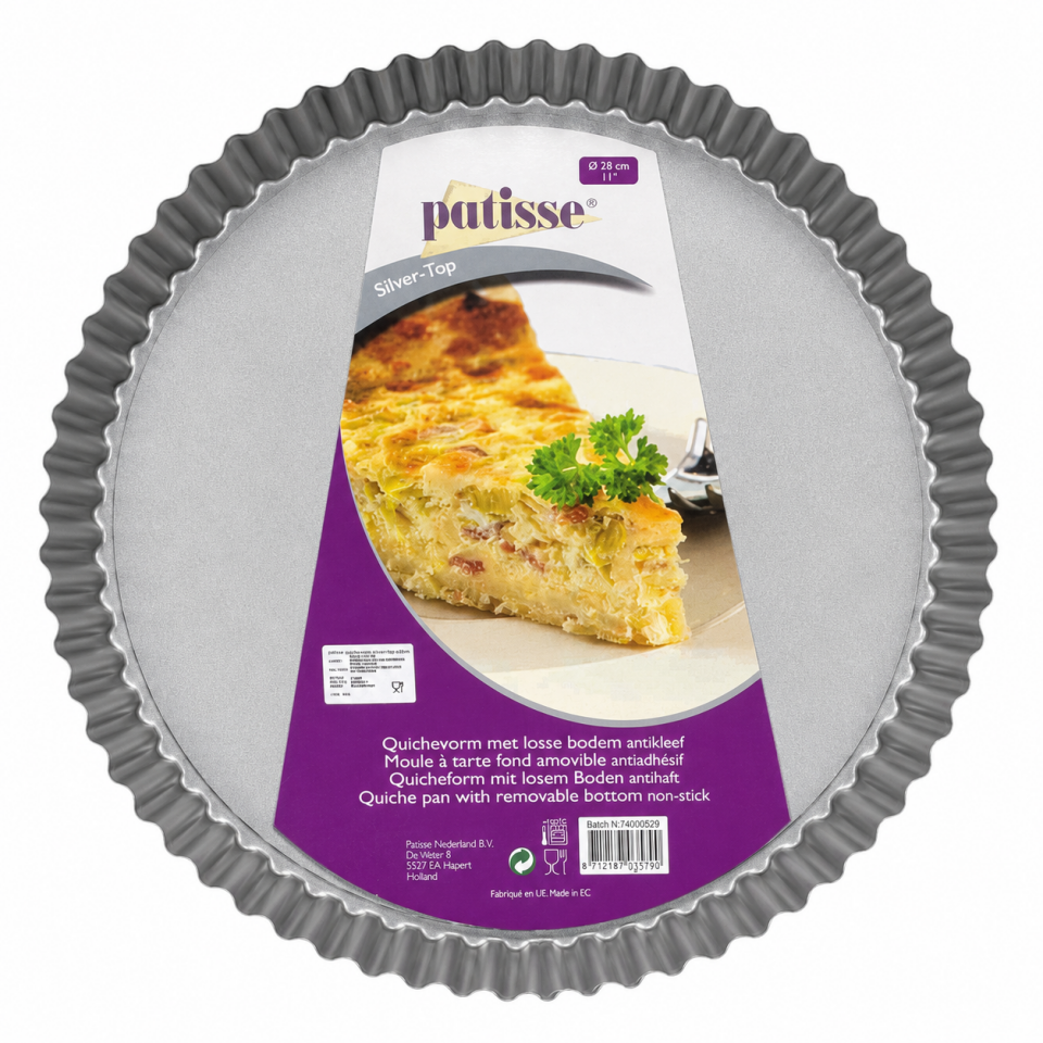 PATISSE TART SILVER TOP AYRILABİLİR LABİLİR TABAN 30 CM