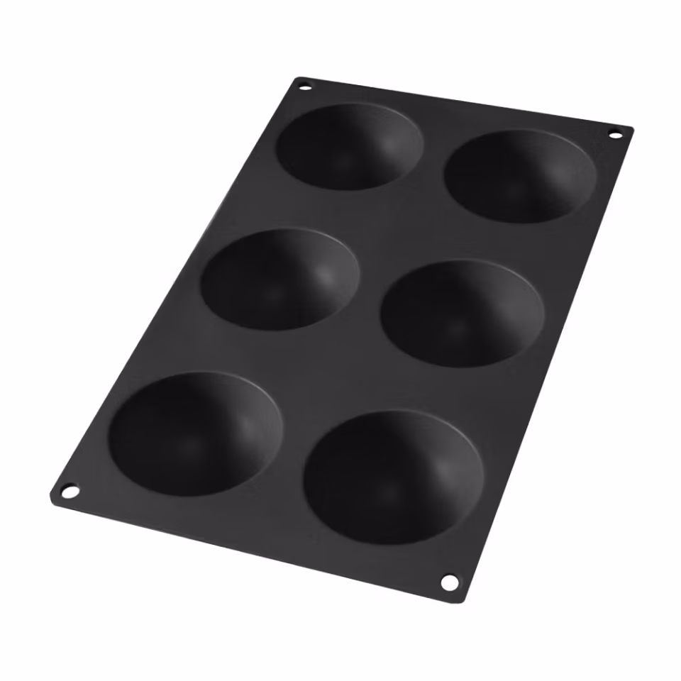 SİLİKON KALIP YARIM KÜRE 6'LI 7CM