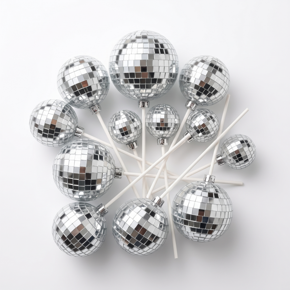 DİSKO TOP SÜSLERİ ÇUBUKLU