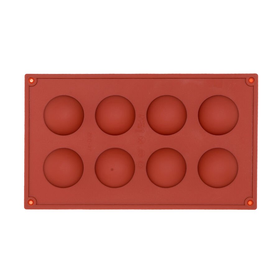 SİLİKON KALIP YARIM KÜRE 8'Lİ