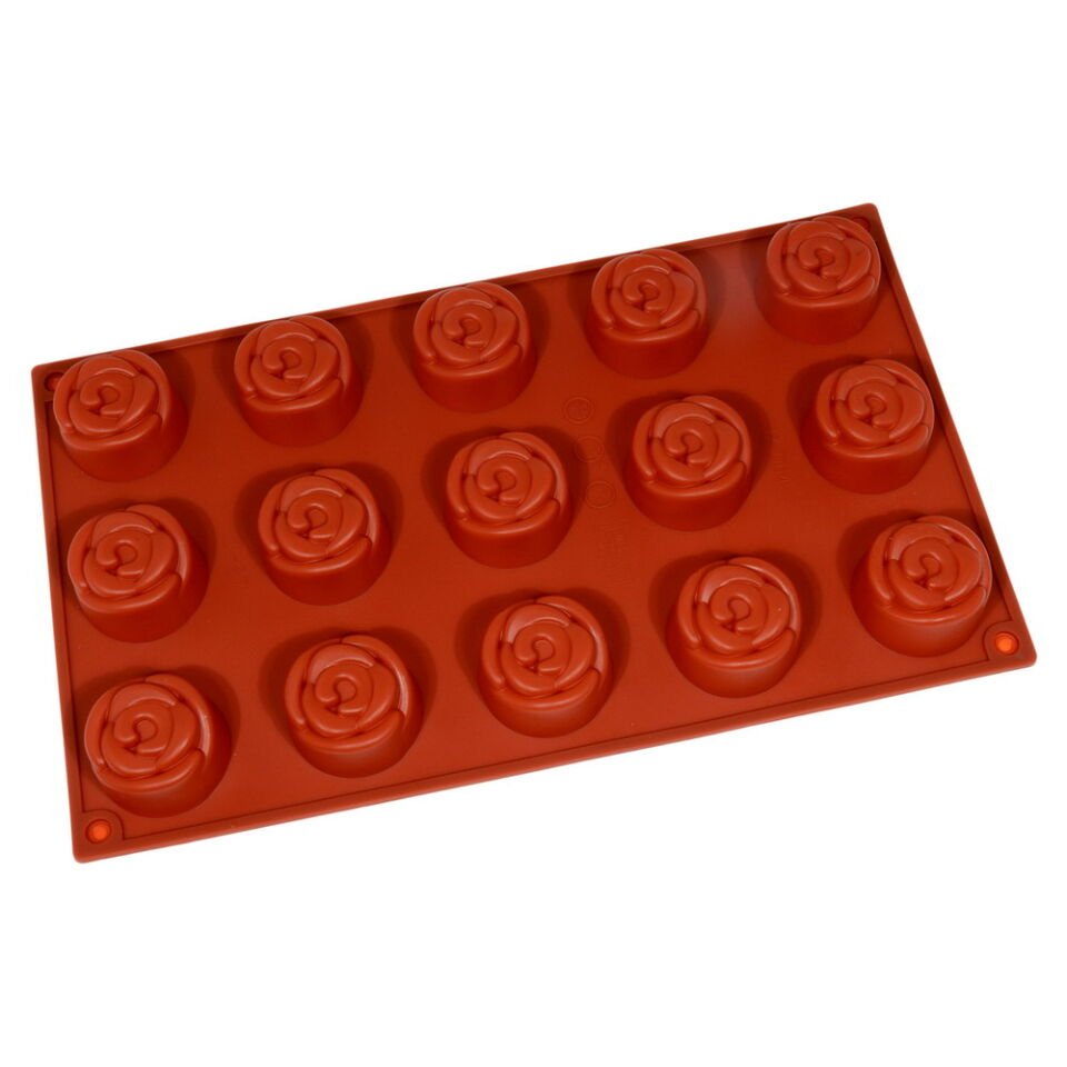 SİLİKON KALIP 15'Lİ GÜL