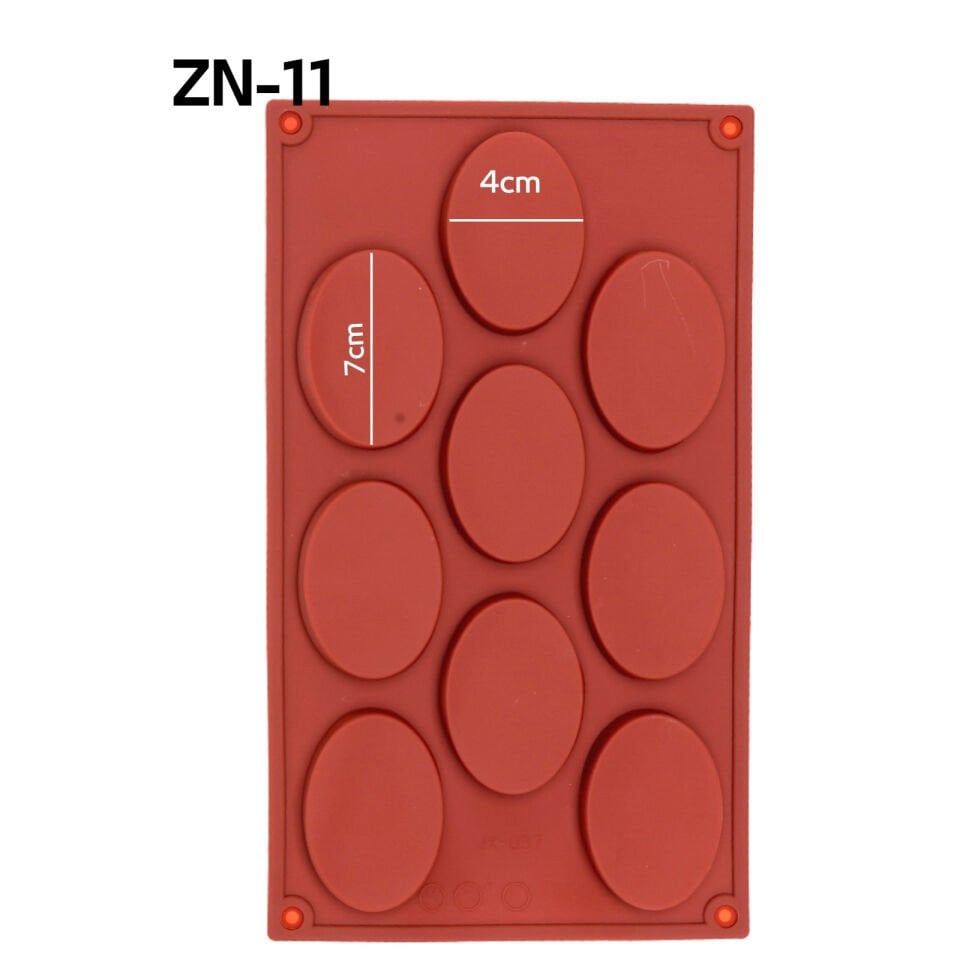 SİLİKON KALIP ELİİP 9'LU