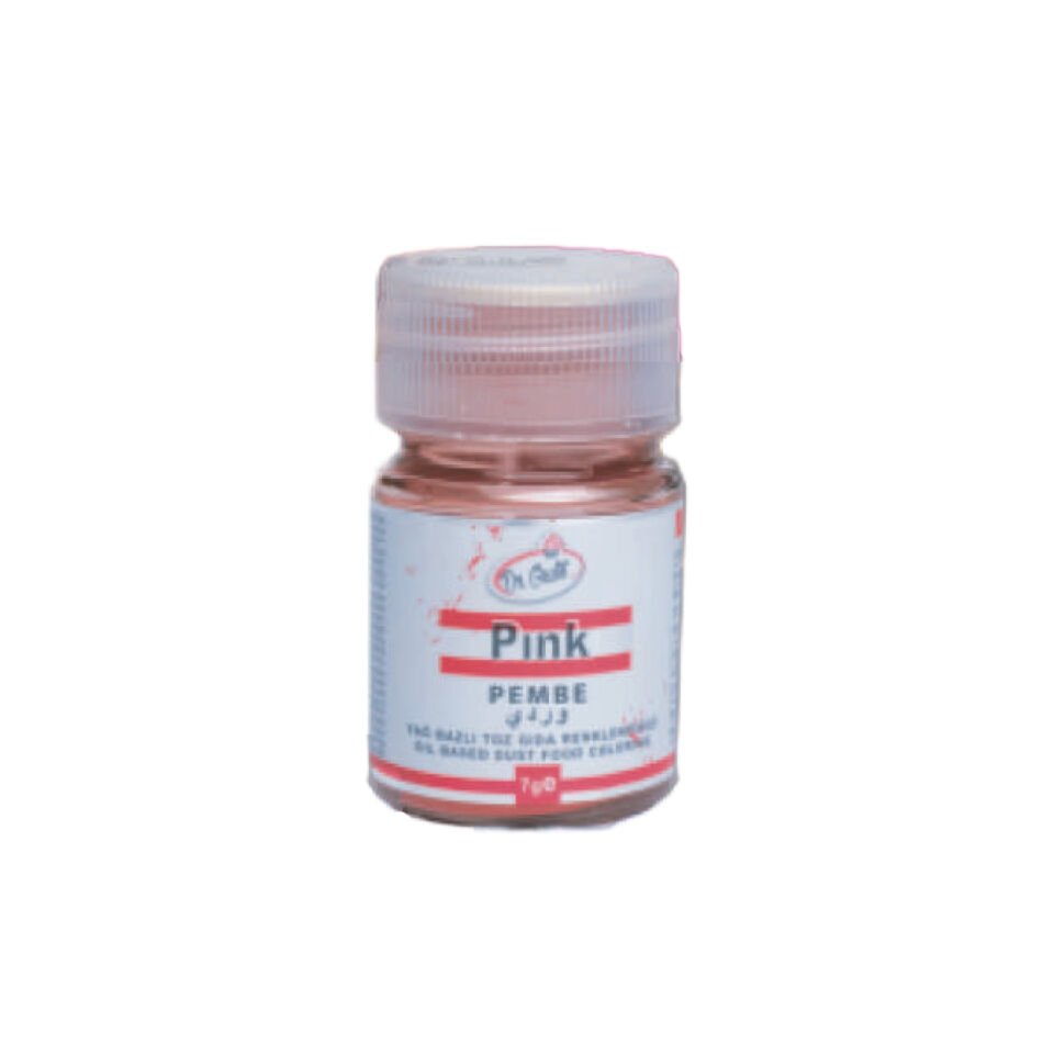 YAĞ BAZLI TOZ GIDA BOYA - 7GR Pembe