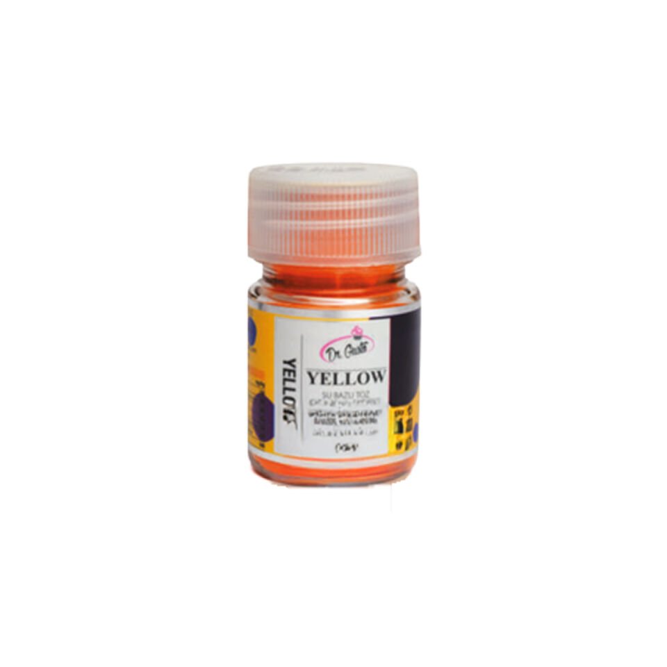 SU BAZLI TOZ GIDA BOYA - 10GR Sarı