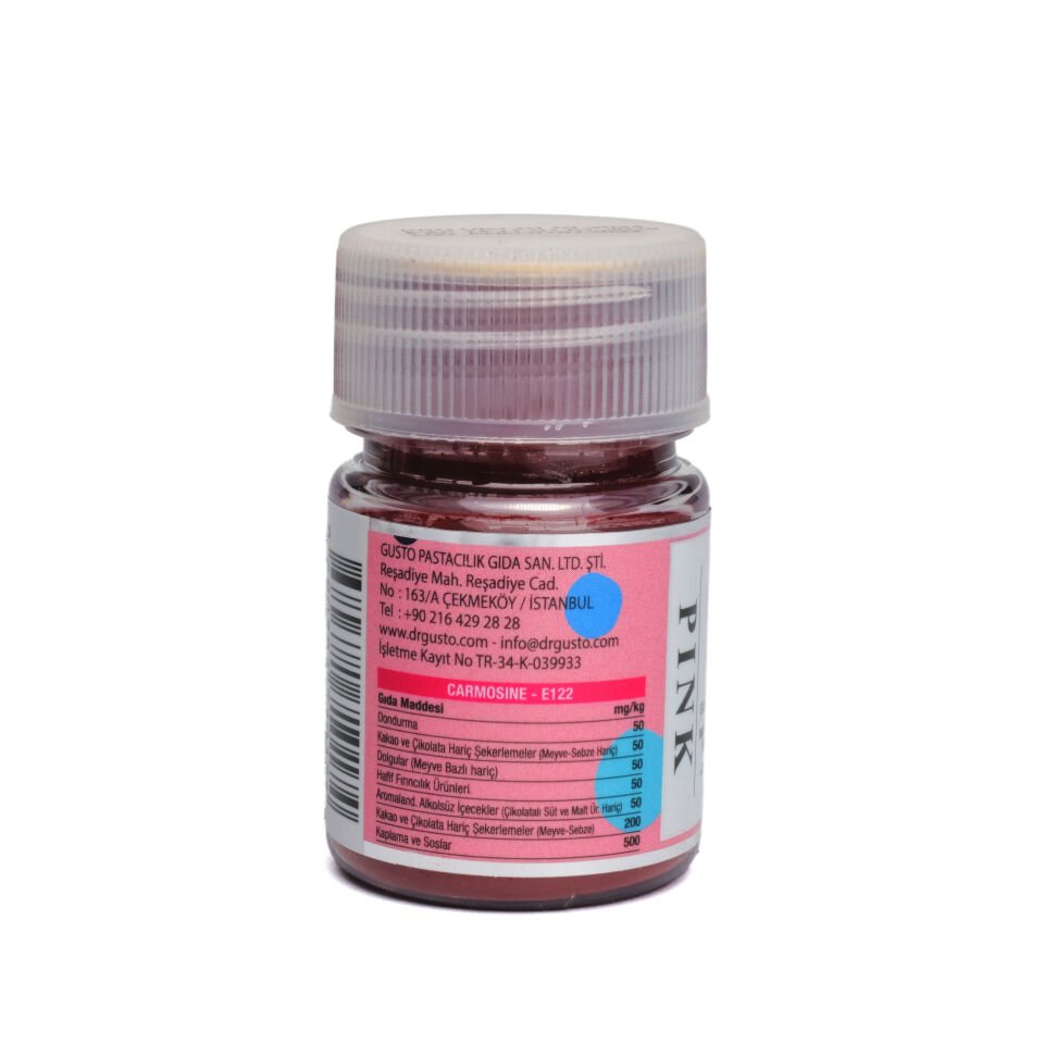 SU BAZLI TOZ GIDA BOYA - 10GR Pembe