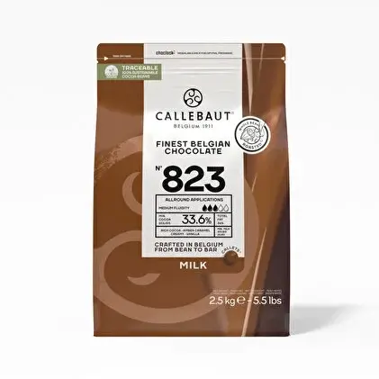CALLEBAUT KUVERTÜR - SÜTLÜ 823 1 KG