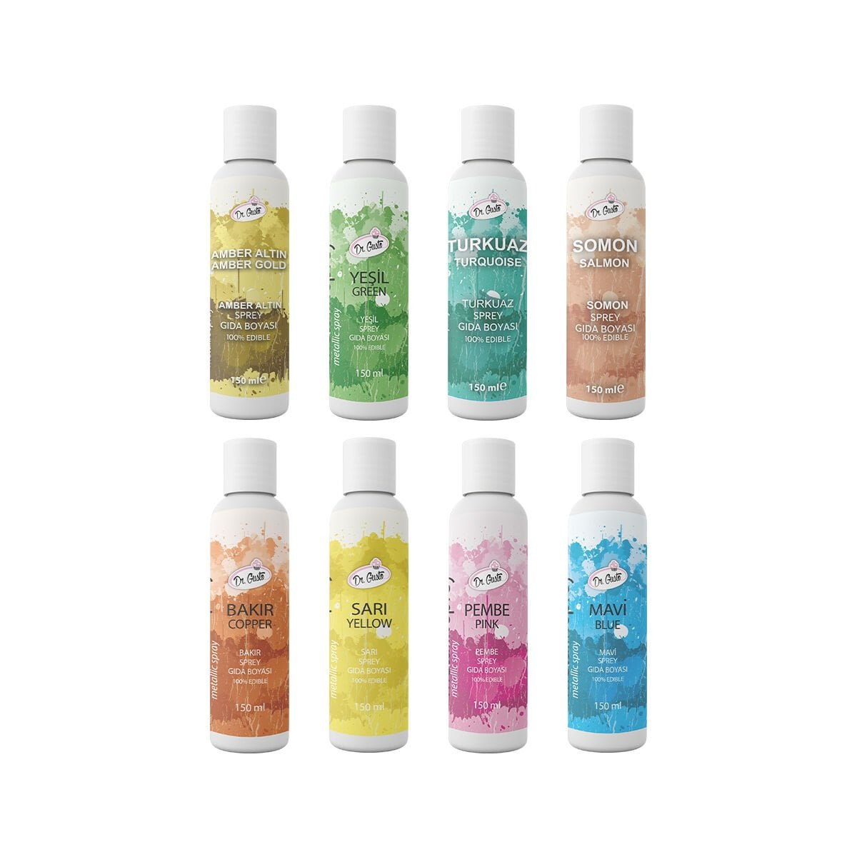 DR.GUSTO METALİK SPREY BOYA - 150ML