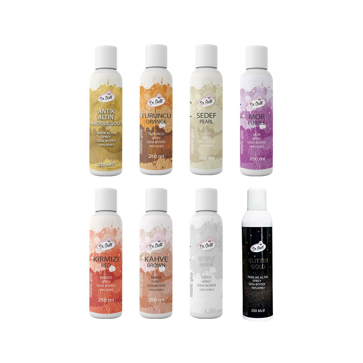 DR.GUSTO METALİK SPREY BOYA - 250ML