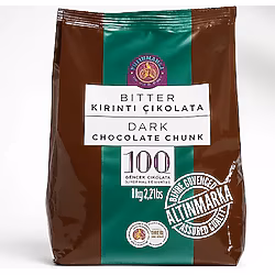 ALT308 Isıya Dayanıklı Bitter Kırıntı Çikolata 4-7 mm 1 Kg