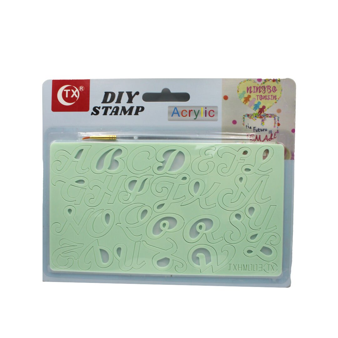 PLASTİK HARF KALIP - EL YAZISI BÜYÜK Yeşil