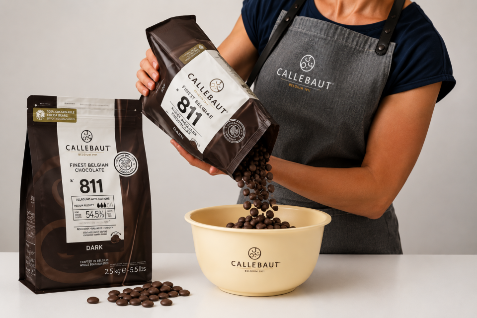 CALLEBAUT KUVERTÜR - BİTTER 811 1 KG