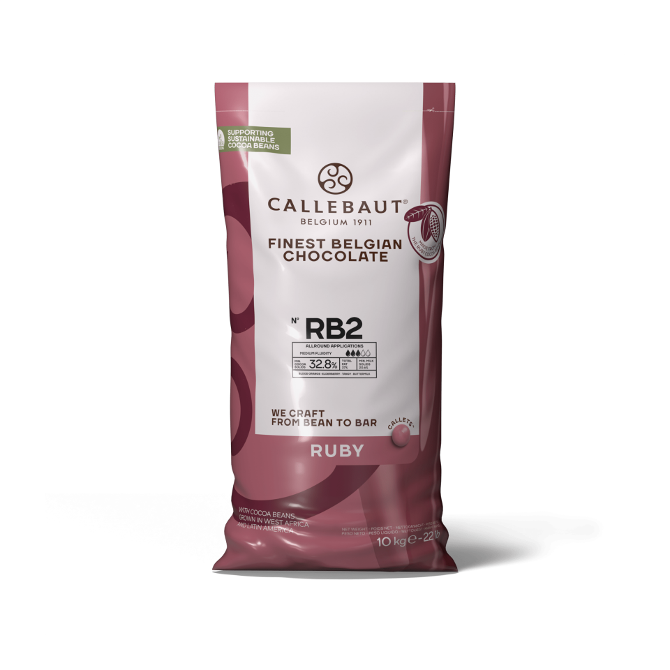 CALLEBAUT KUVERTÜR - RUBY RB2 2,5 KG
