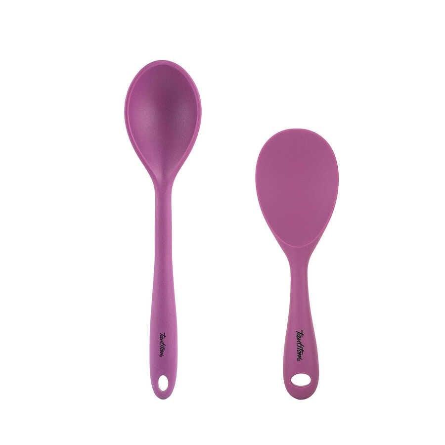 2Lİ SİLİKON BÜYÜK KAŞIK VE PİLAV KAŞIĞI SETİ
