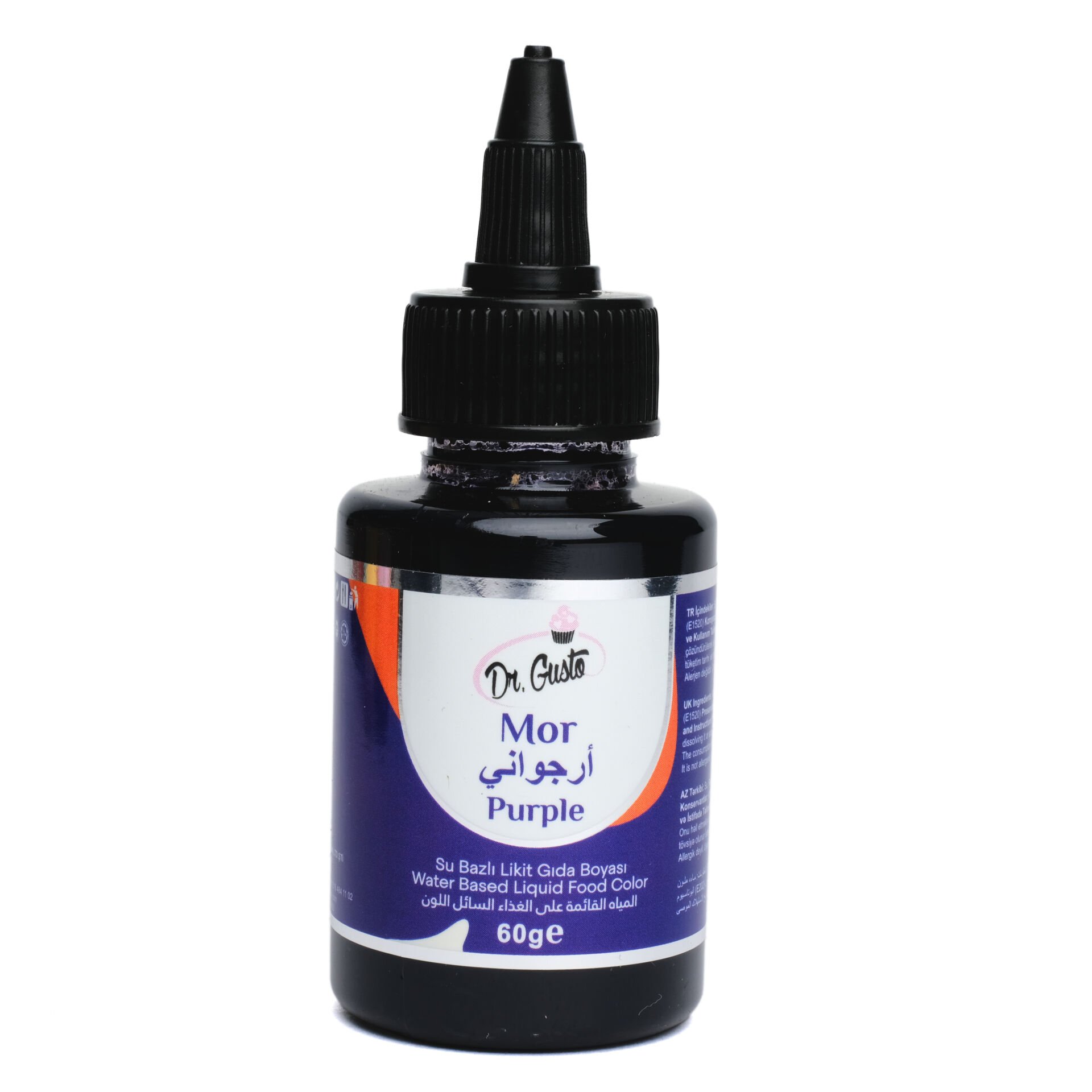 SU BAZLI LİKİT GIDA BOYASI - 60GR Mor